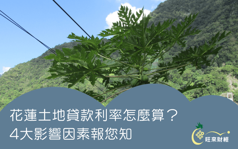 花蓮土地貸款利率怎麼算？4大影響因素報您知